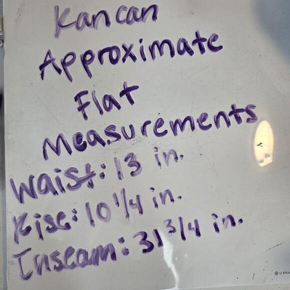 Kancan Medium Wash Distressed Raw Hem High Rise Sian Flare Jeans Size 25 - Picture 7 of 7